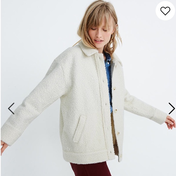 Madewell Boucle Bomber Jacket - Picture 6 of 8